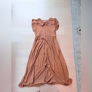 14 Joyfolie Rust-Toned Dress Label Detail